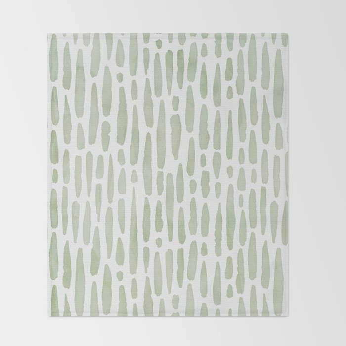 Sage Green Throw Blanket Gallery Image 2