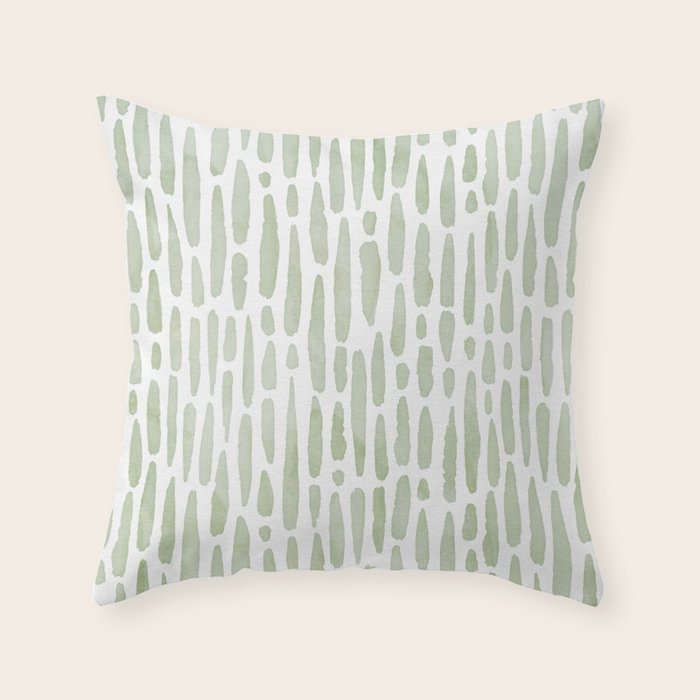 Sage Green Throw Pillow Gallery Image 6