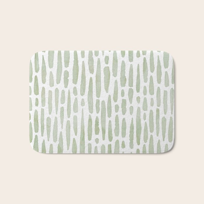 Sage Green Bath Mat Gallery Image 1