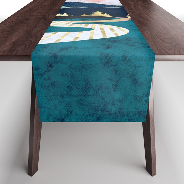 Winter River Table Runner Gallery Image 1