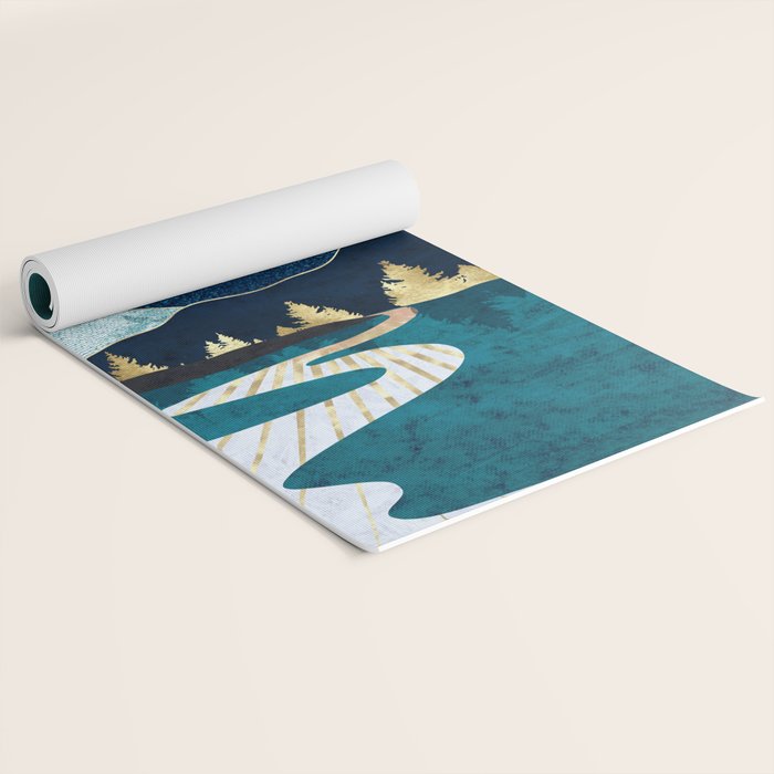 Winter River Yoga Mat Gallery Image 2