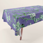 Vincent van Gogh "Almond Blossoms" (edited purple) Tablecloth Gallery Image 1