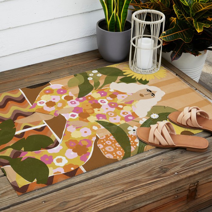 Nostalgia Outdoor Rug Gallery Image 2