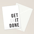 Get Sh(it) Done // Get Shit Done Stationery Card Gallery Image 2