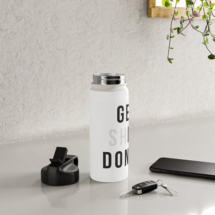 Get Sh(it) Done // Get Shit Done Water Bottle Gallery Image 5