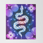 Happy Chinese Snake Year 2025! Throw Blanket Gallery Image 2