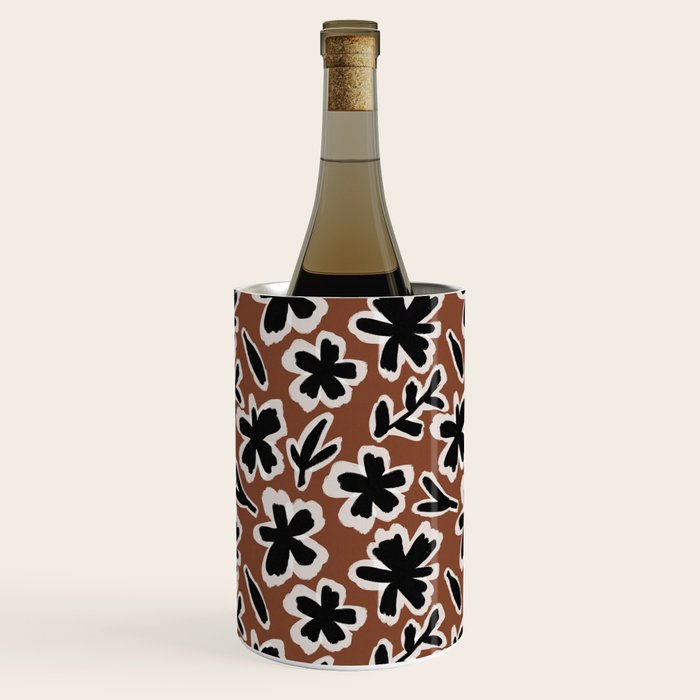 Black Florals #2 Wine Chiller Gallery Image 3