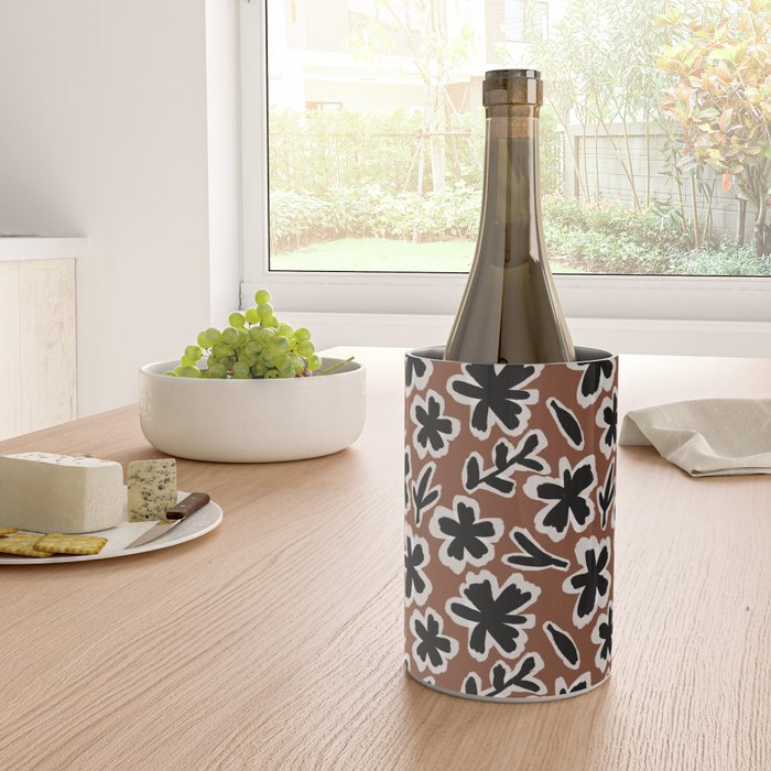 Black Florals #2 Wine Chiller Gallery Image 4