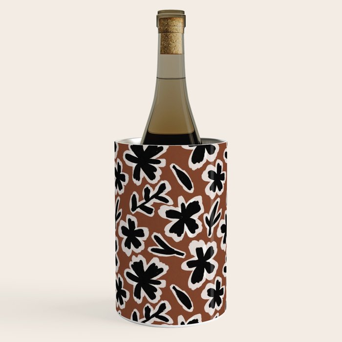 Black Florals #2 Wine Chiller Gallery Image 2