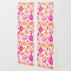 Tropical Toucans - Pink & Melon OmbrÃ© Wallpaper Gallery Image 2