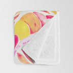 Tropical Toucans - Pink & Melon OmbrÃ© Throw Blanket Gallery Image 3