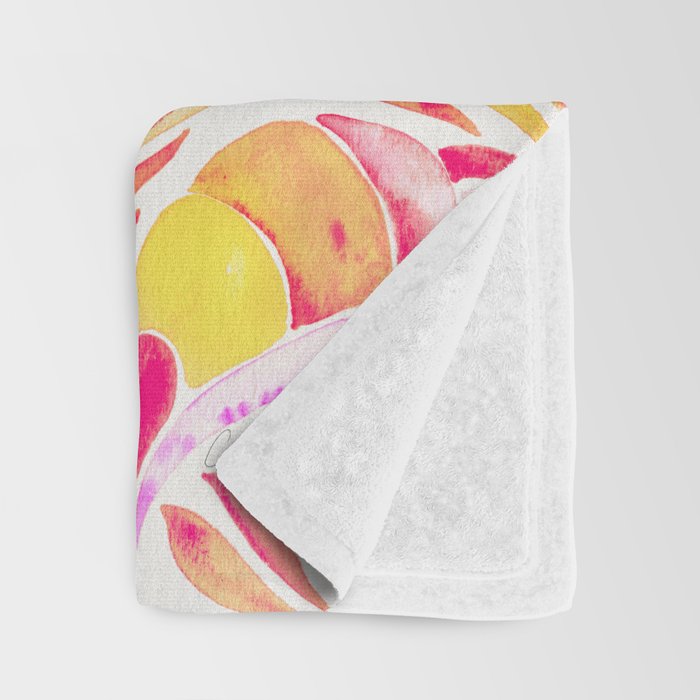 Tropical Toucans - Pink & Melon OmbrÃ© Throw Blanket Gallery Image 3