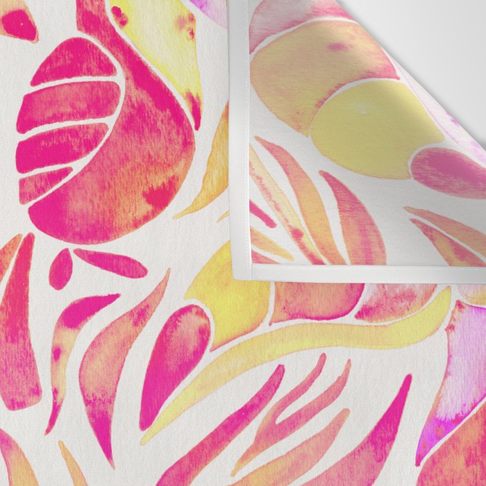 Tropical Toucans - Pink & Melon OmbrÃ© Wall Tapestry Gallery Image 3