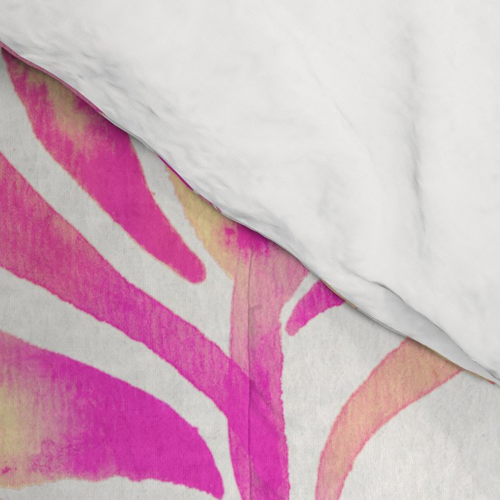 Tropical Toucans - Pink & Melon OmbrÃ© Comforter Gallery Image 4