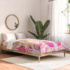 Tropical Toucans - Pink & Melon OmbrÃ© Comforter Gallery Image 2