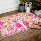 Tropical Toucans - Pink & Melon OmbrÃ© Outdoor Rug Gallery Image 2