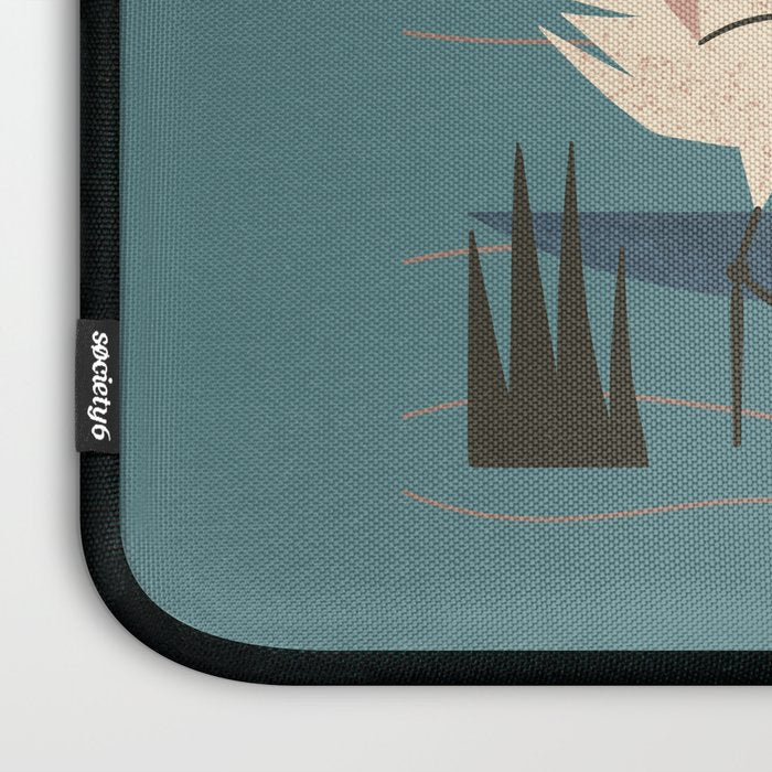 Cranes Wading At Sunset Laptop Sleeve Gallery Image 3