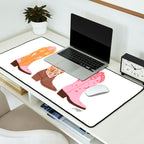 Pink Cowboy Boots  Desk Mat Gallery Image 2