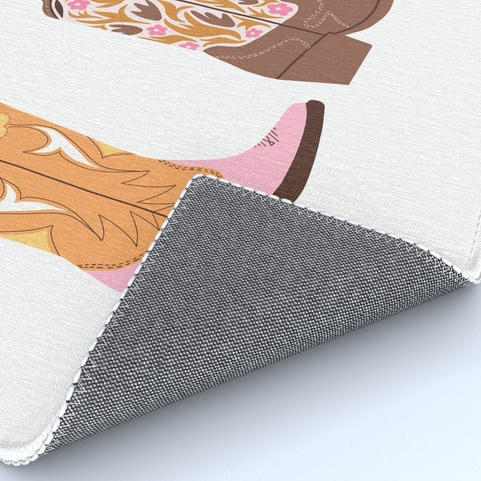 Pink Cowboy Boots  Rug Gallery Image 4