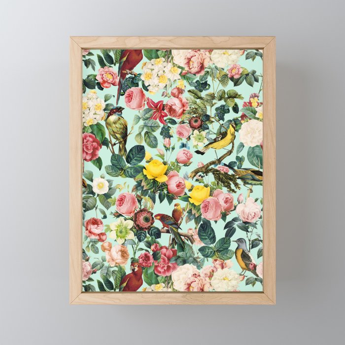 Floral and Birds III Mini Art Print Gallery Image 1
