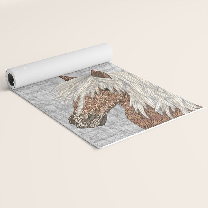 Haflinger Horse Yoga Mat Gallery Image 2