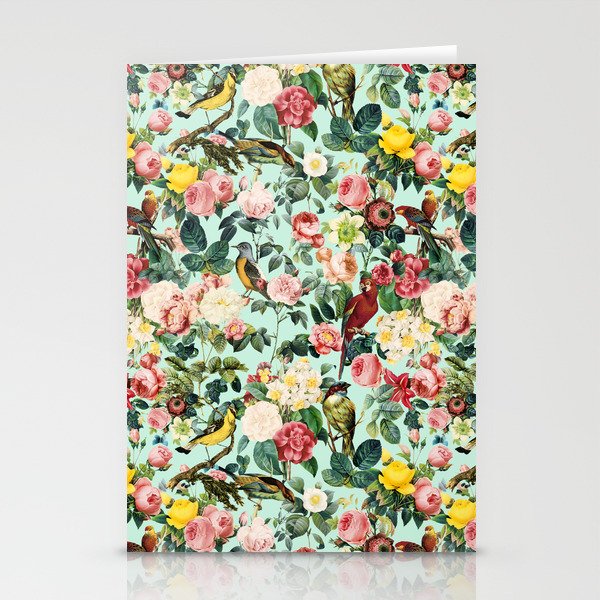Floral and Birds III Stationery Card Gallery Image 1