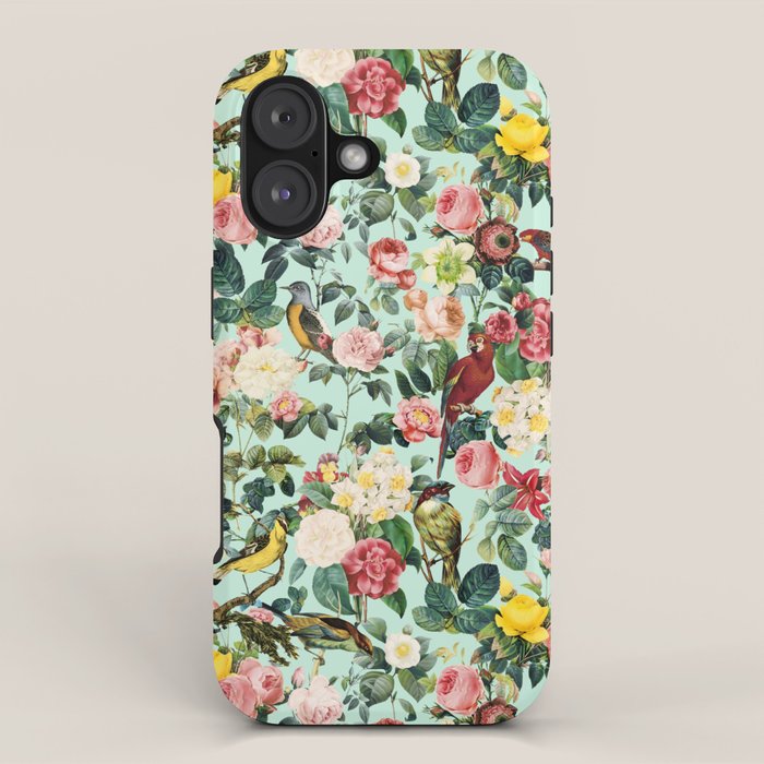 Floral and Birds III iPhone Case Gallery Image 1