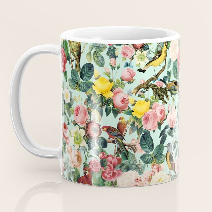 Floral and Birds III Coffee Mug Gallery Image 3