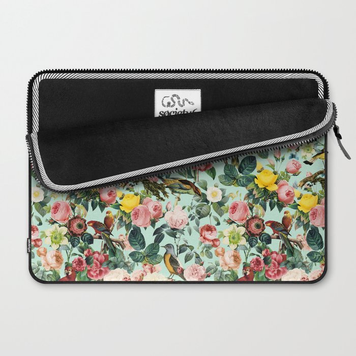 Floral and Birds III Laptop Sleeve Gallery Image 2