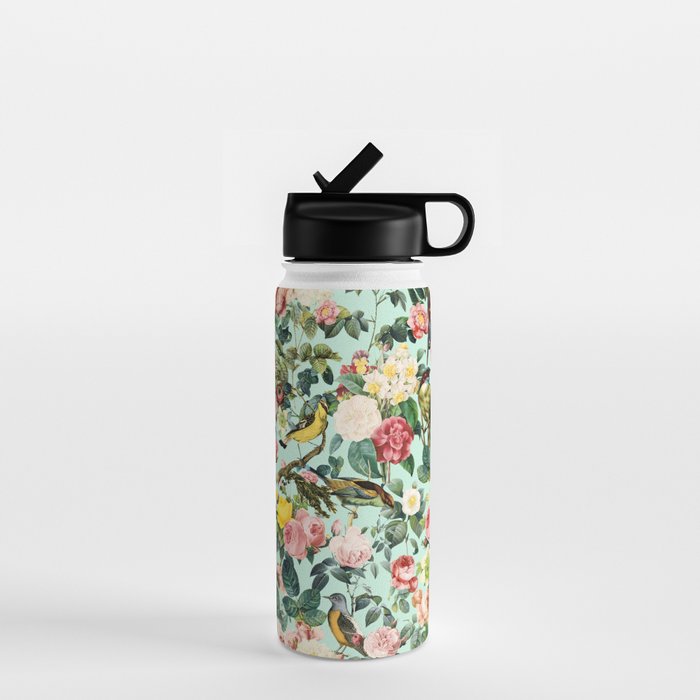 Floral and Birds III Water Bottle Gallery Image 1