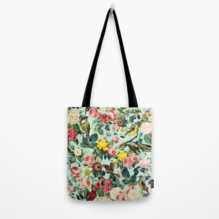 Floral and Birds III Tote Bag Gallery Image 2