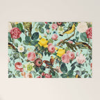 Floral and Birds III Welcome Mat Gallery Image 1
