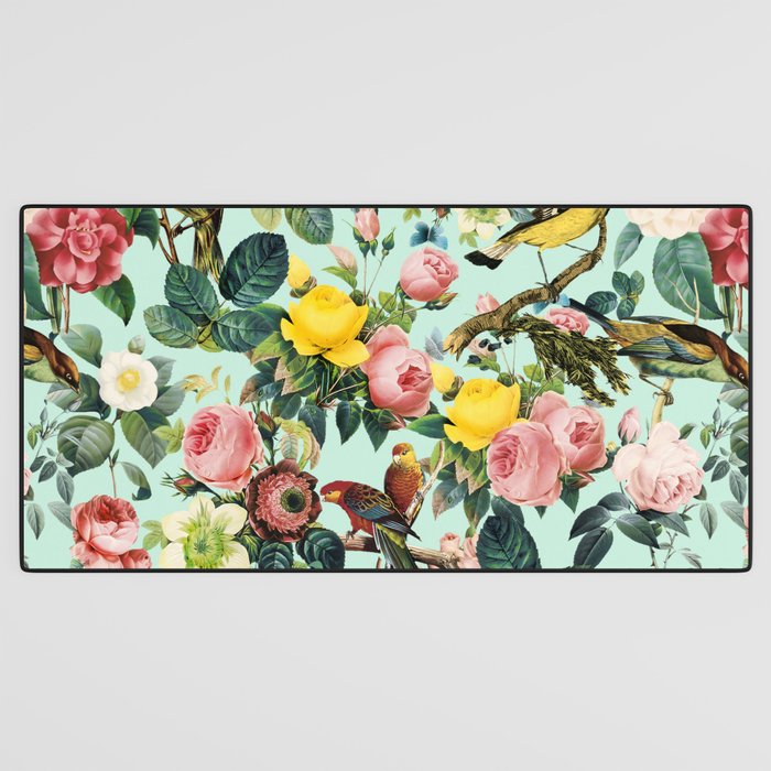 Floral and Birds III Desk Mat Gallery Image 3