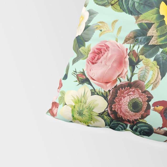 Floral and Birds III Pillow Sham Gallery Image 4