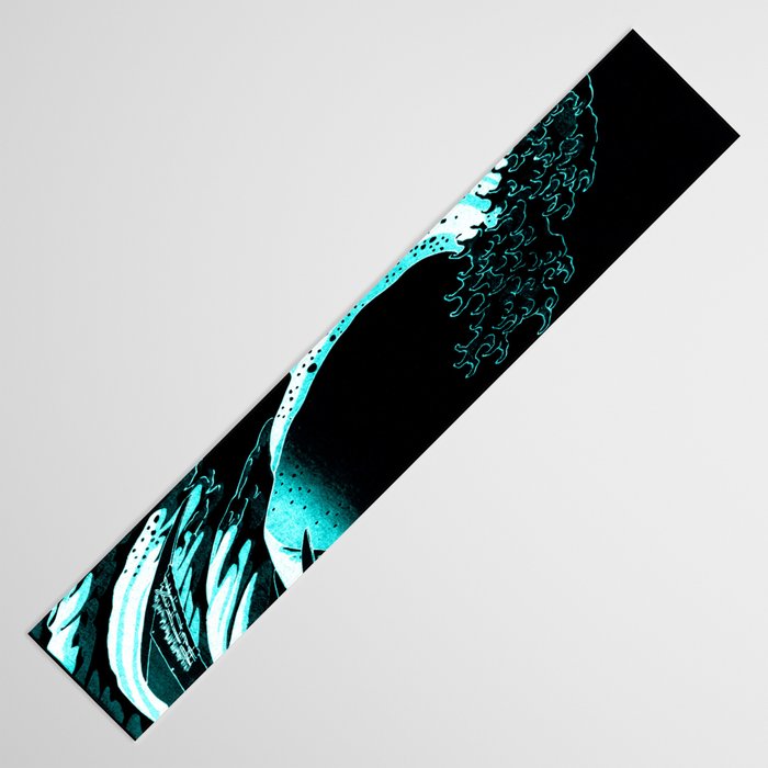 The Great Wave : Dark Teal Table Runner Gallery Image 3