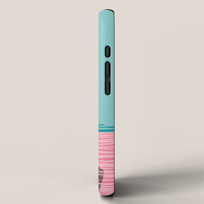 Edgy - wacka potted indoor house plant hipster retro throwback minimal 1980s 80s neon pop art iPhone Case Gallery Image 2