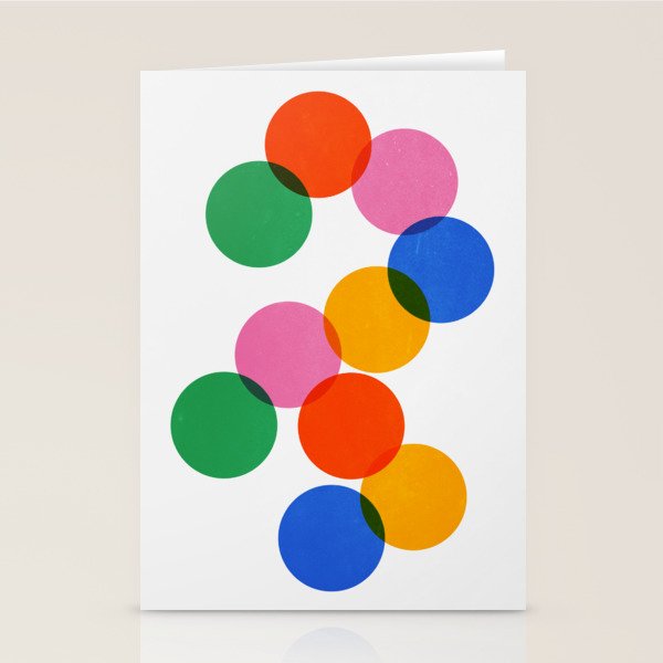 Bauhaus Circle Study Stationery Card Gallery Image 2