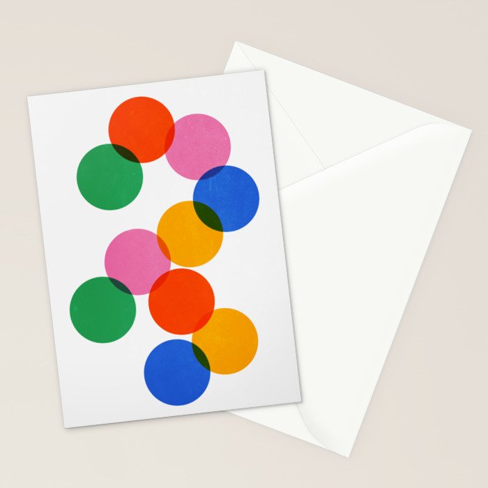 Bauhaus Circle Study Stationery Card Gallery Image 2
