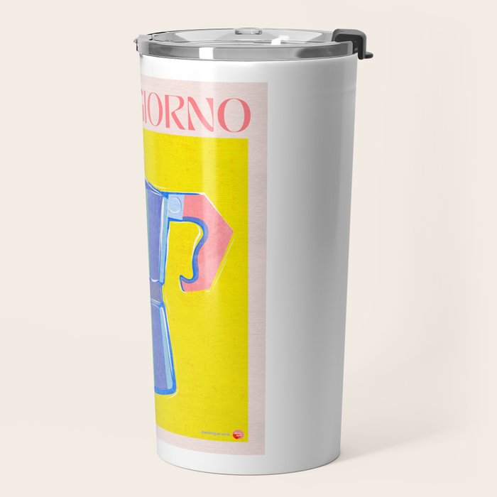 Buongiorno - Bold Retro Italian Coffee Maker Travel Mug Gallery Image 2