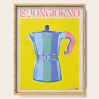 Buongiorno - Bold Retro Italian Coffee Maker Serving Tray Gallery Image 1