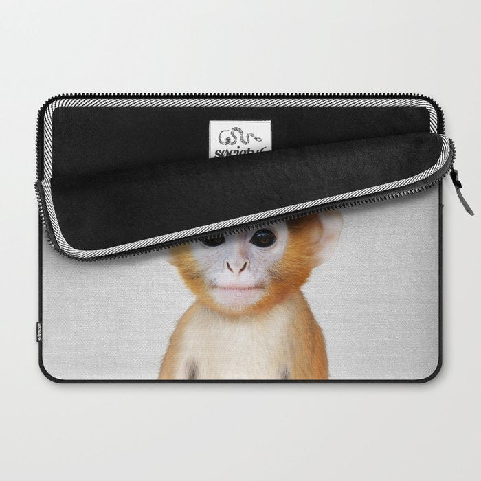 Baby Monkey - Colorful Laptop Sleeve Gallery Image 2
