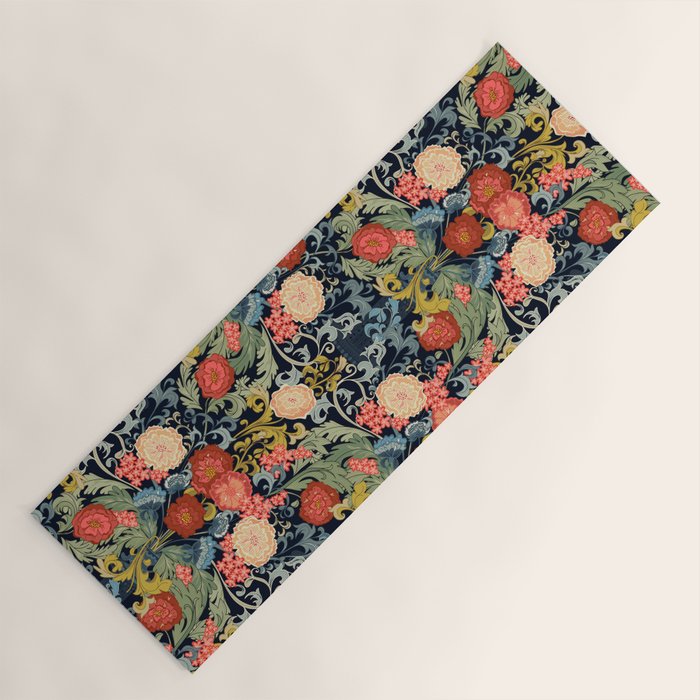 William Morris bouquet Yoga Mat Gallery Image 1