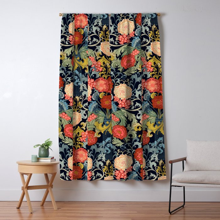 William Morris bouquet Window Curtain Gallery Image 1