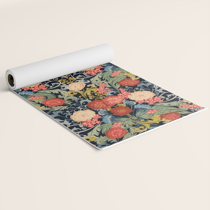William Morris bouquet Yoga Mat Gallery Image 2