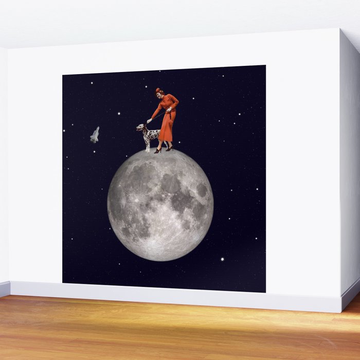 Walking the Dog // The Rocket Wall Mural Gallery Image 2