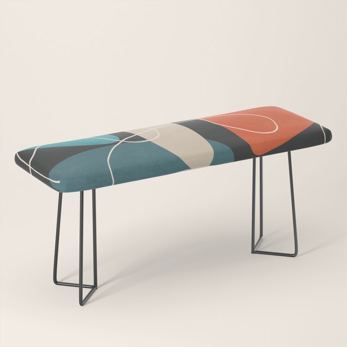 Minimal Colorful Abstract Shapes 4 Bench Gallery Image 1