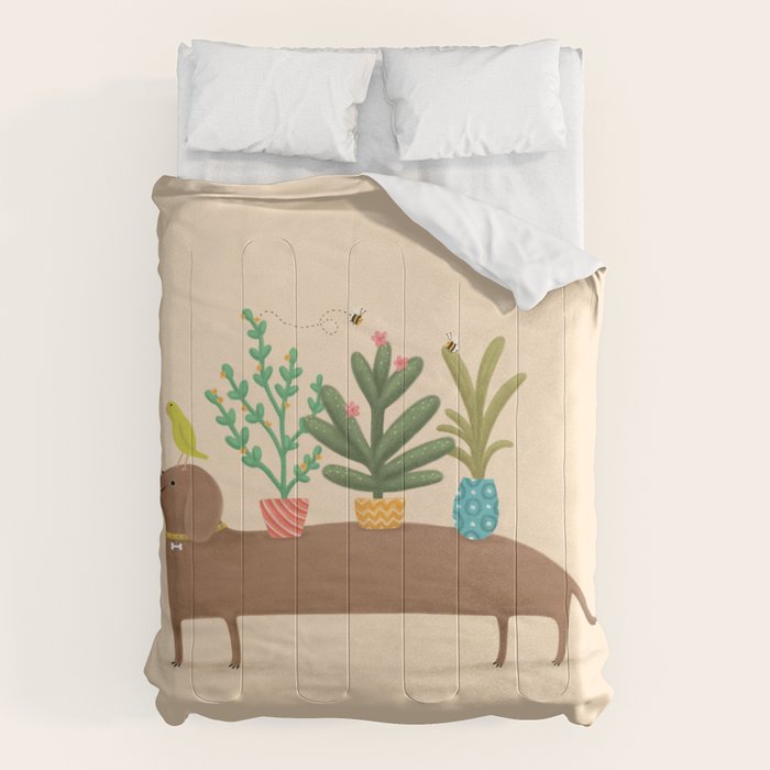 Dachshund & Parrot Comforter Gallery Image 6