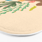 Dachshund & Parrot Bath Mat Gallery Image 3