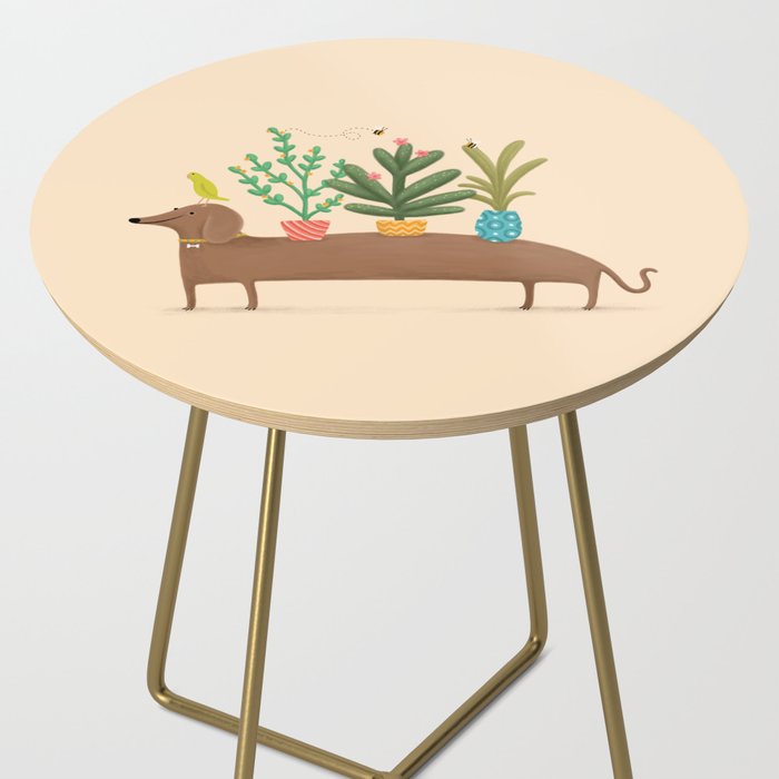 Dachshund & Parrot Side Table Gallery Image 2