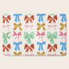 Holiday colorful bows Cutting Board Gallery Image 1